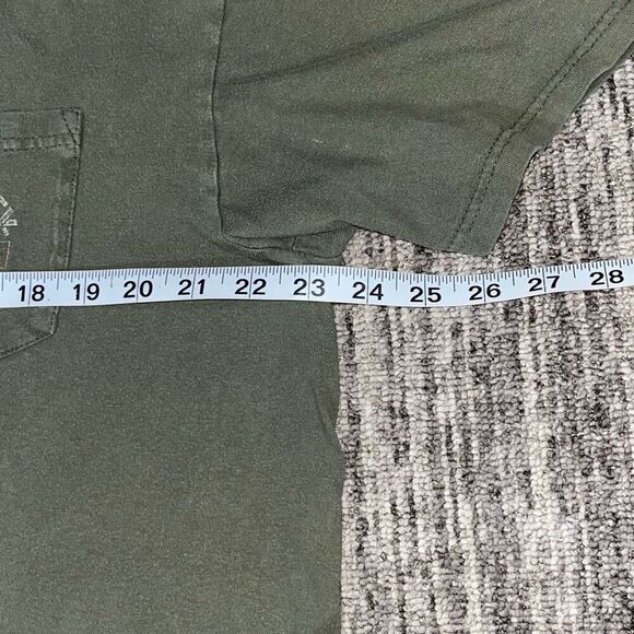 Harley Davidson Mens Size XL Pullover Crewneck T Shirt Green Pocket Short Sleeve - Picture 7 of 8